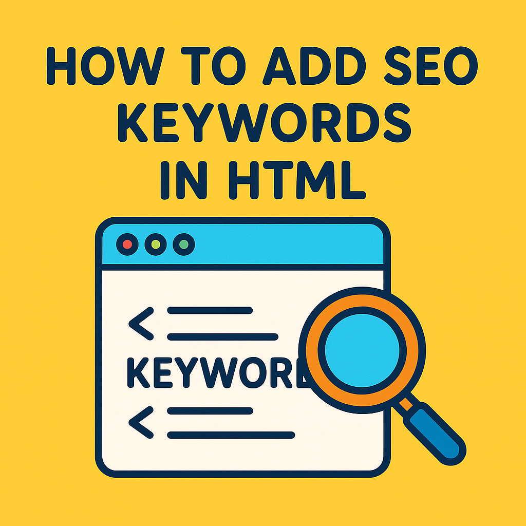 How to Add SEO Keywords in HTML