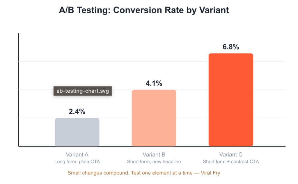 How Do You Test and Improve Your Landing Page Over Time?